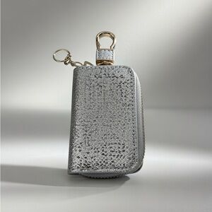 Silver Textured Key Holder